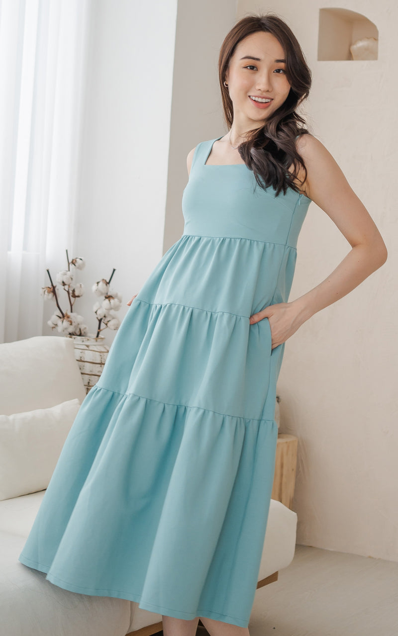 Faith Nursing Dress in Seafoam – Jump Eat Cry