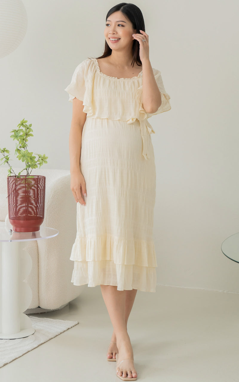 Molly Off Shoulder Nursing Dress