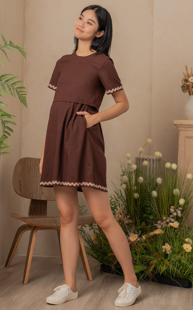 Mellisa Wave Nursing Dress