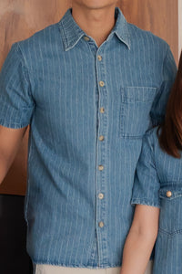 Jordyn Men's Casual Denim Shirt