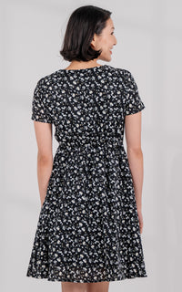 Adaline Front Twist Nursing Dress