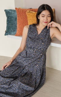 Adriana Floral Pleated Dress