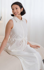 Aitana Nursing Dress in White