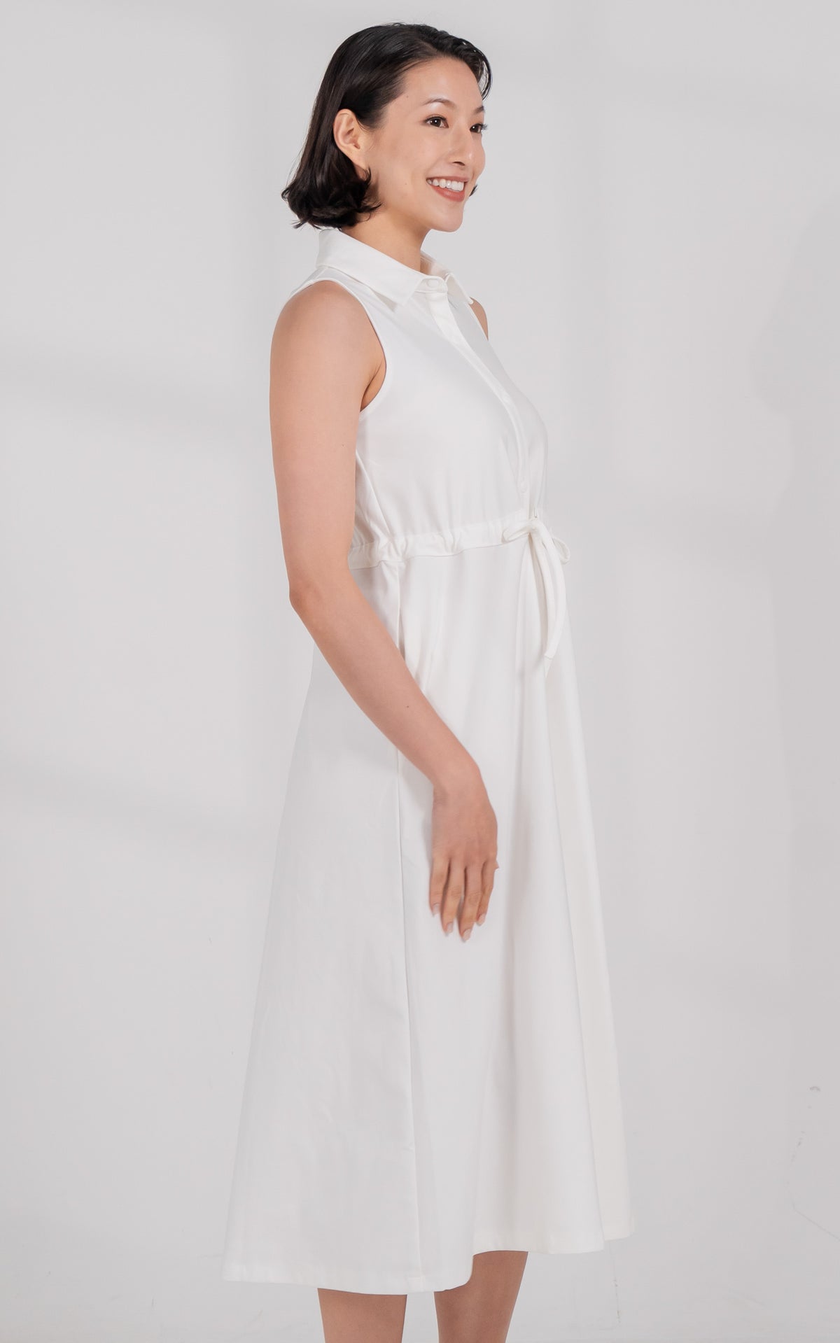 Aitana Nursing Dress in White