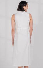 Aitana Nursing Dress in White