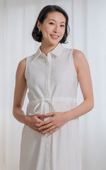 Aitana Nursing Dress in White