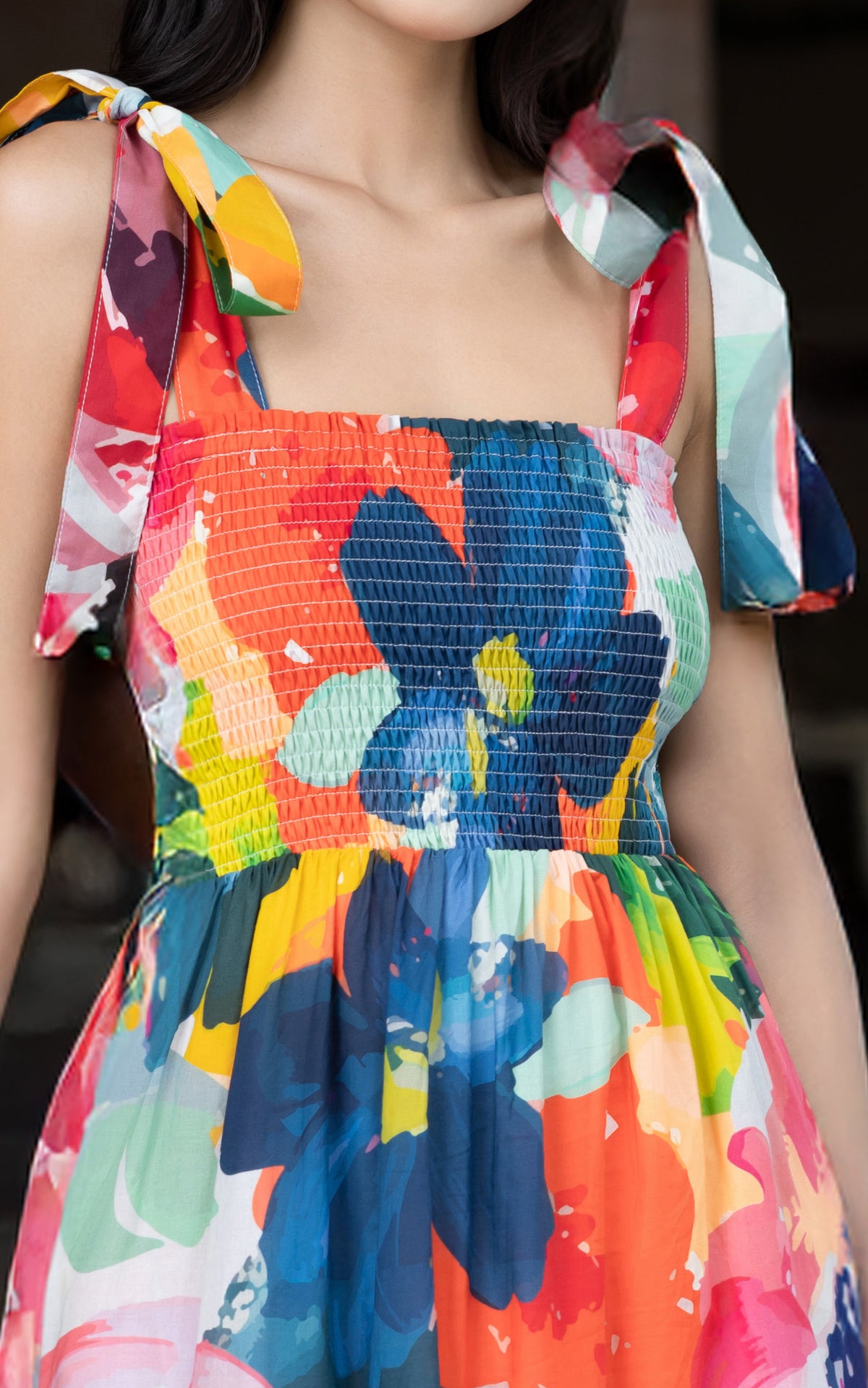 Amina Floral Nursing Dress