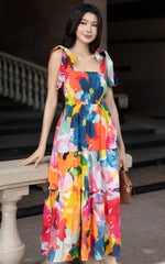 Amina Floral Nursing Dress