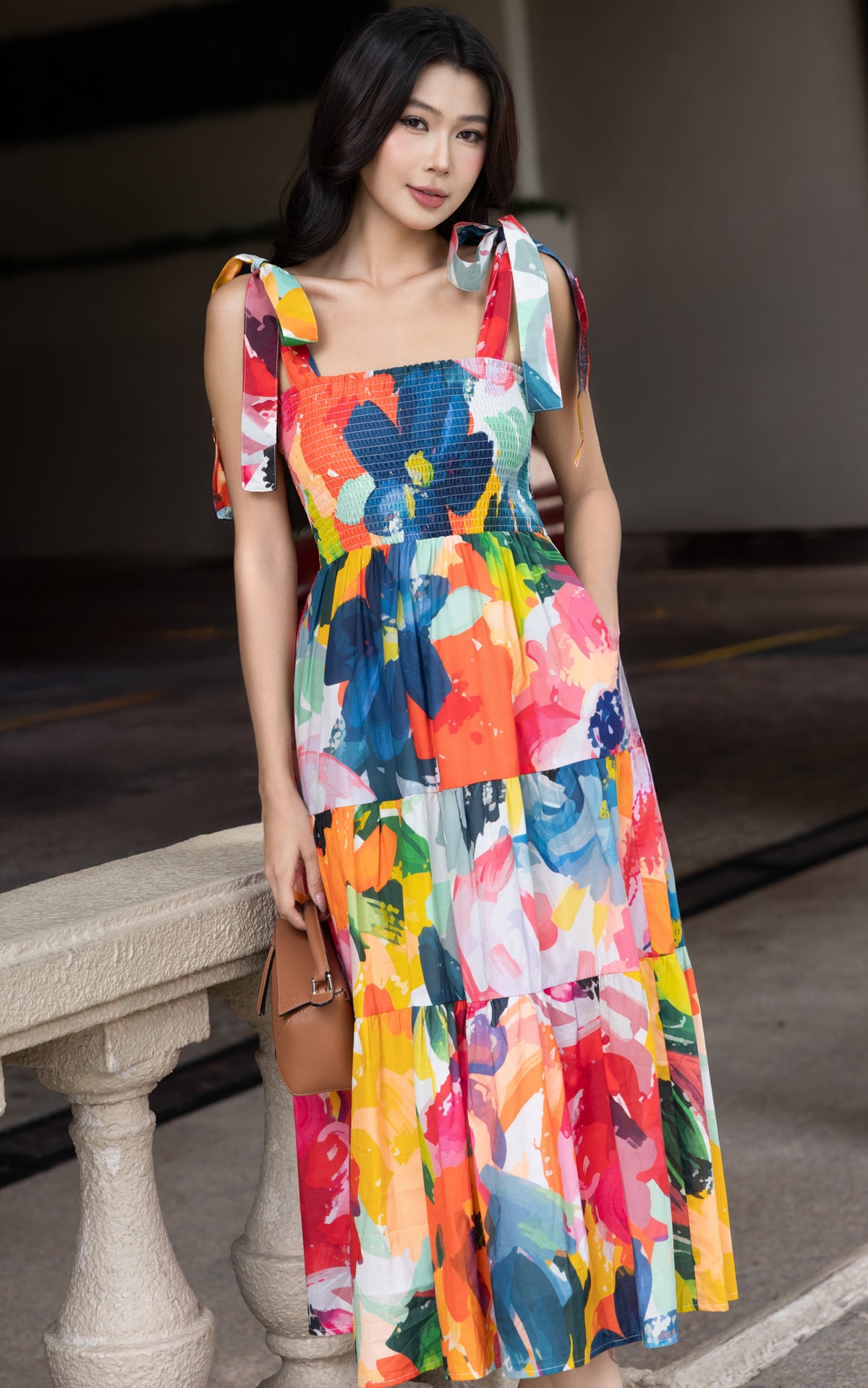 Amina Floral Nursing Dress