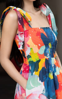 Amina Floral Nursing Dress