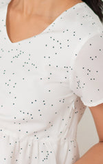 Anna Polka Dots Nursing Top