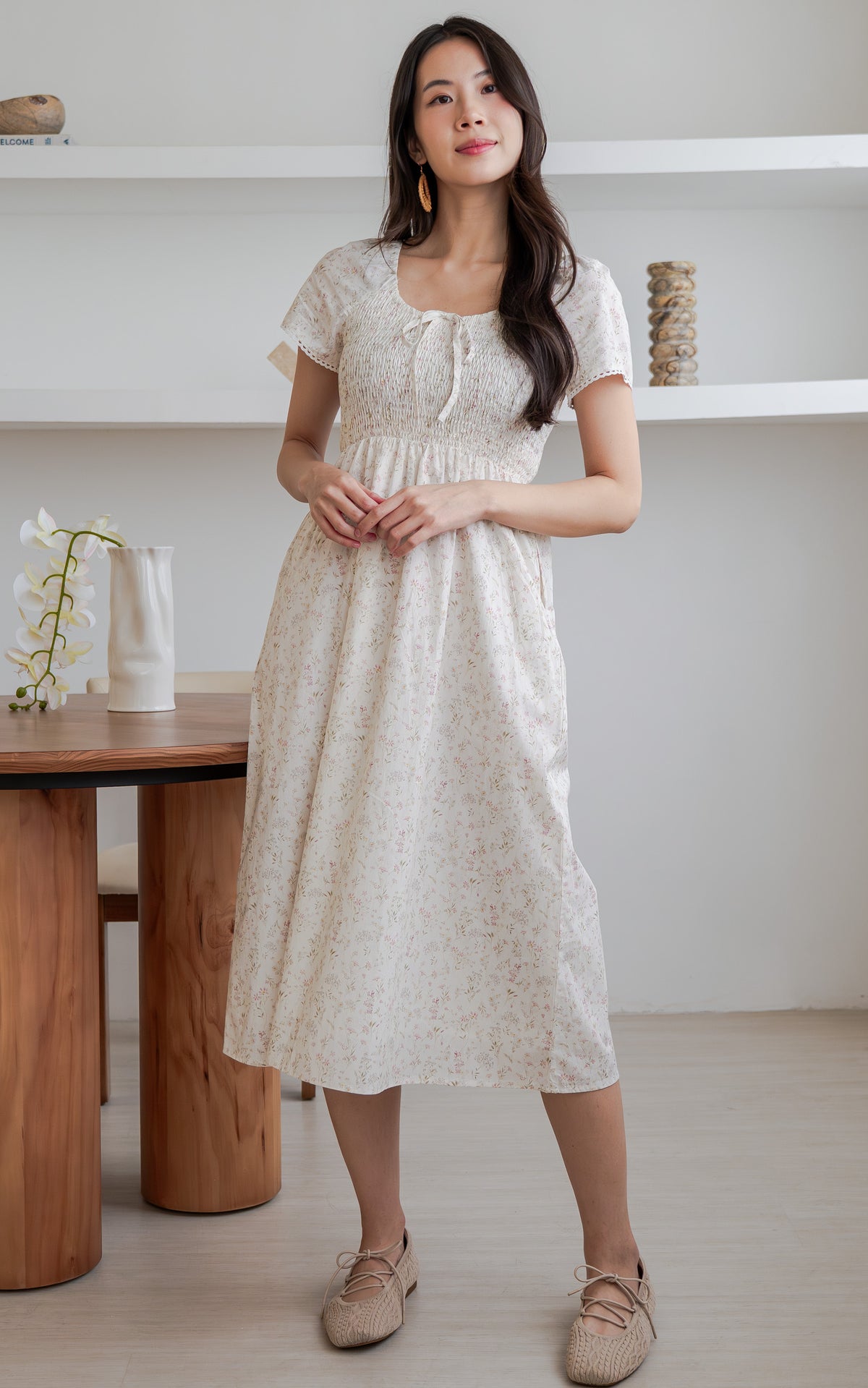 Arleth Floral Nursing Dress