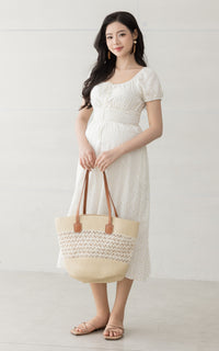Arlette Floral Nursing Dress