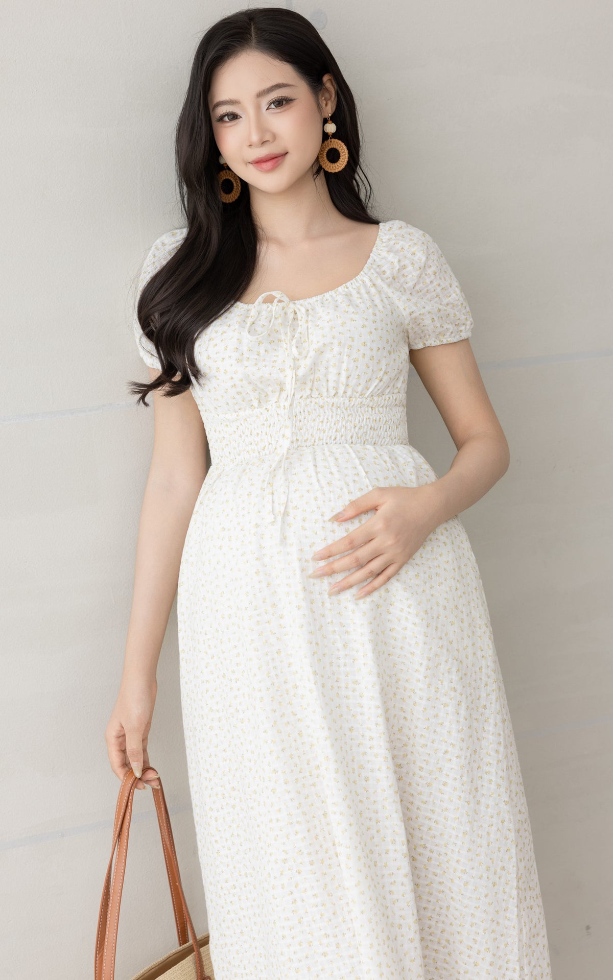 Arlette Floral Nursing Dress