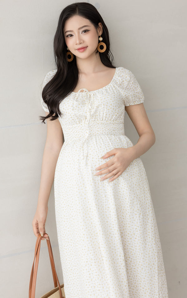 Arlette Floral Nursing Dress