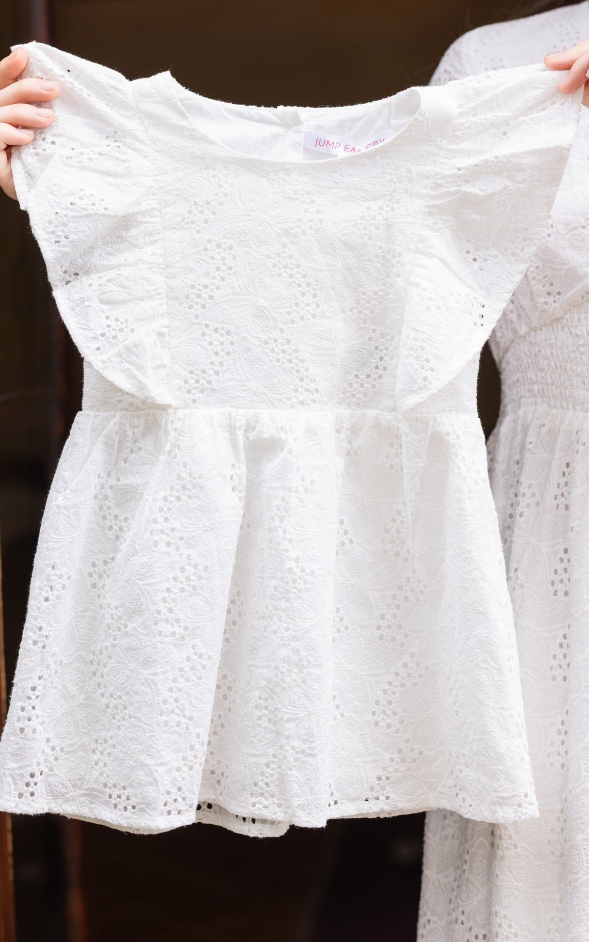 Aylin Eyelet Girl Dress