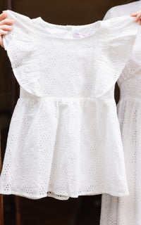 Aylin Eyelet Girl Dress