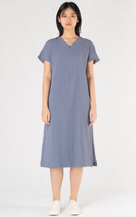 Bella Nursing Dress in Grey