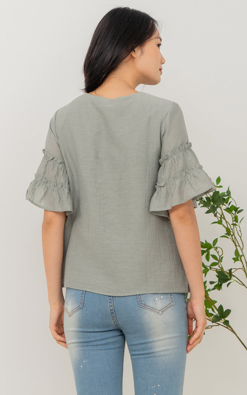 Bertha Flowy Nursing Top