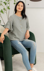 Bertha Flowy Nursing Top