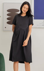 Brooklyn Nursing Dress in Black