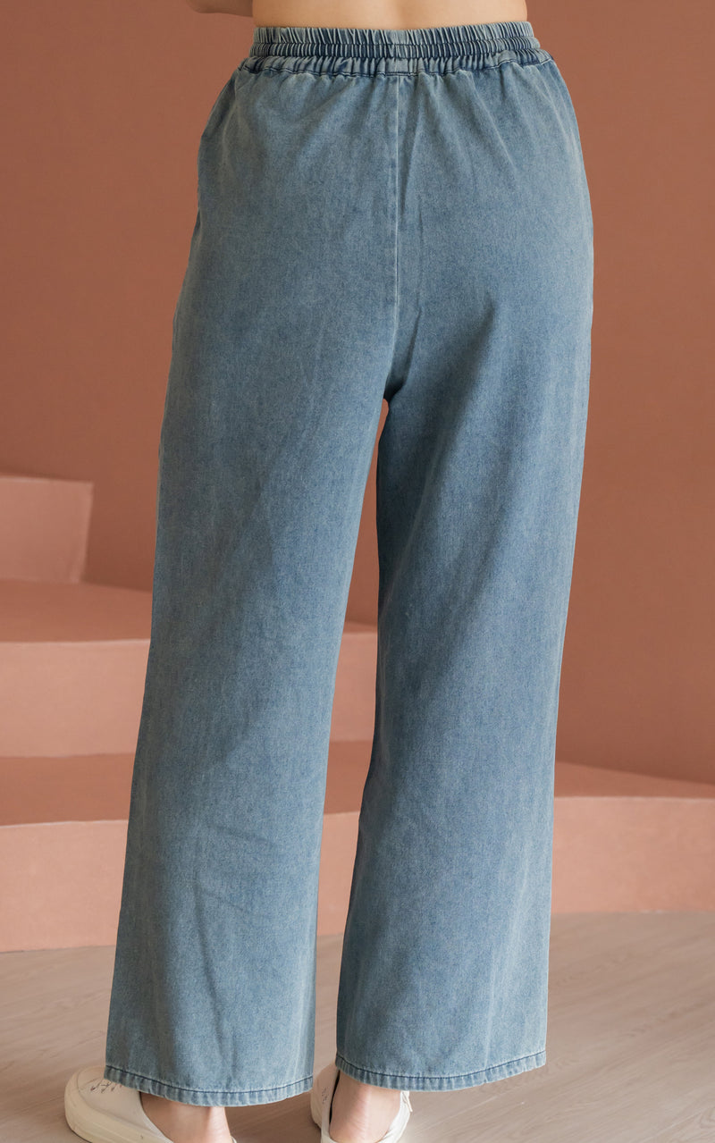Camille Denim Maternity Pants