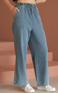 Camille Denim Maternity Pants