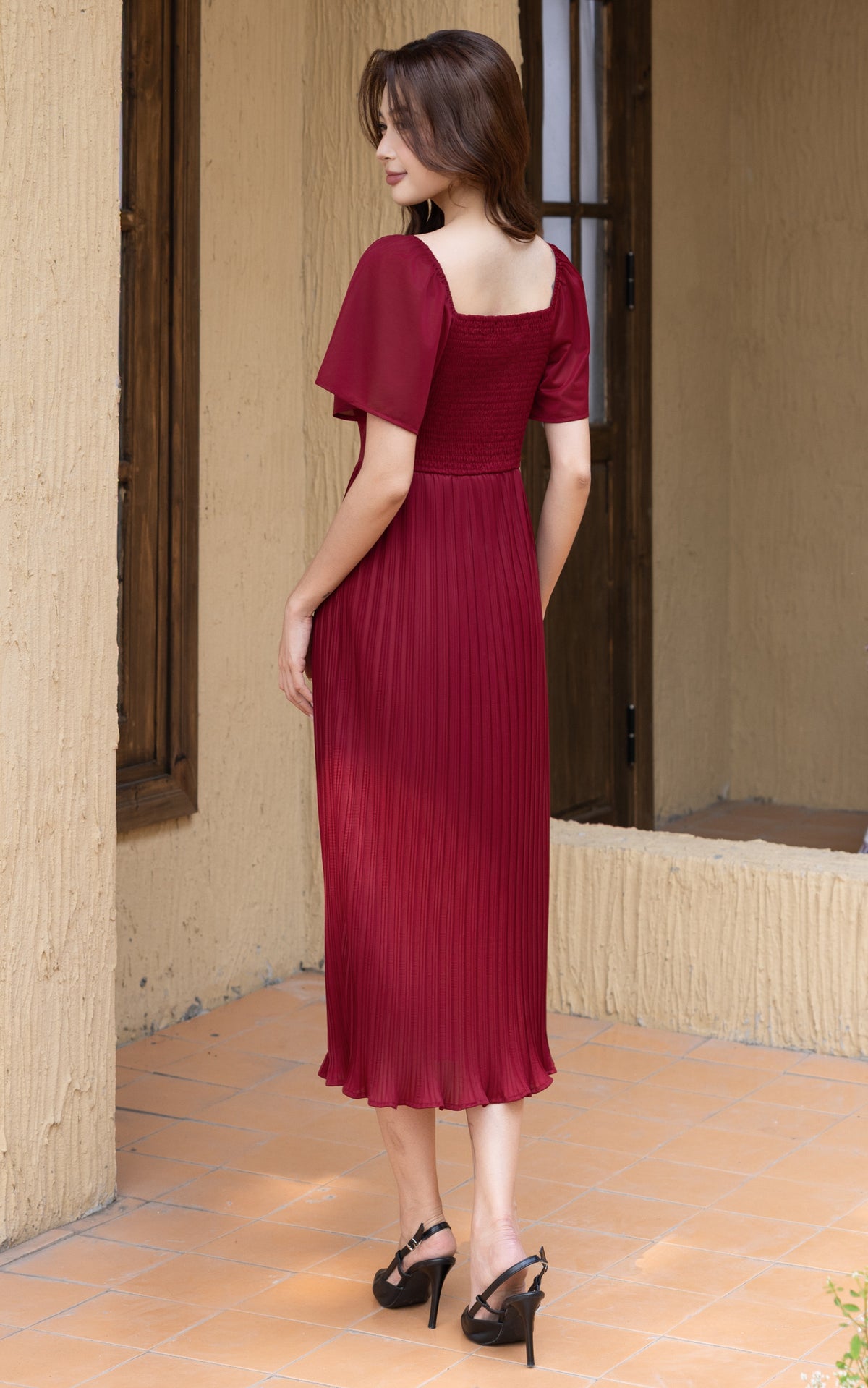 Celestial Pleated Dress