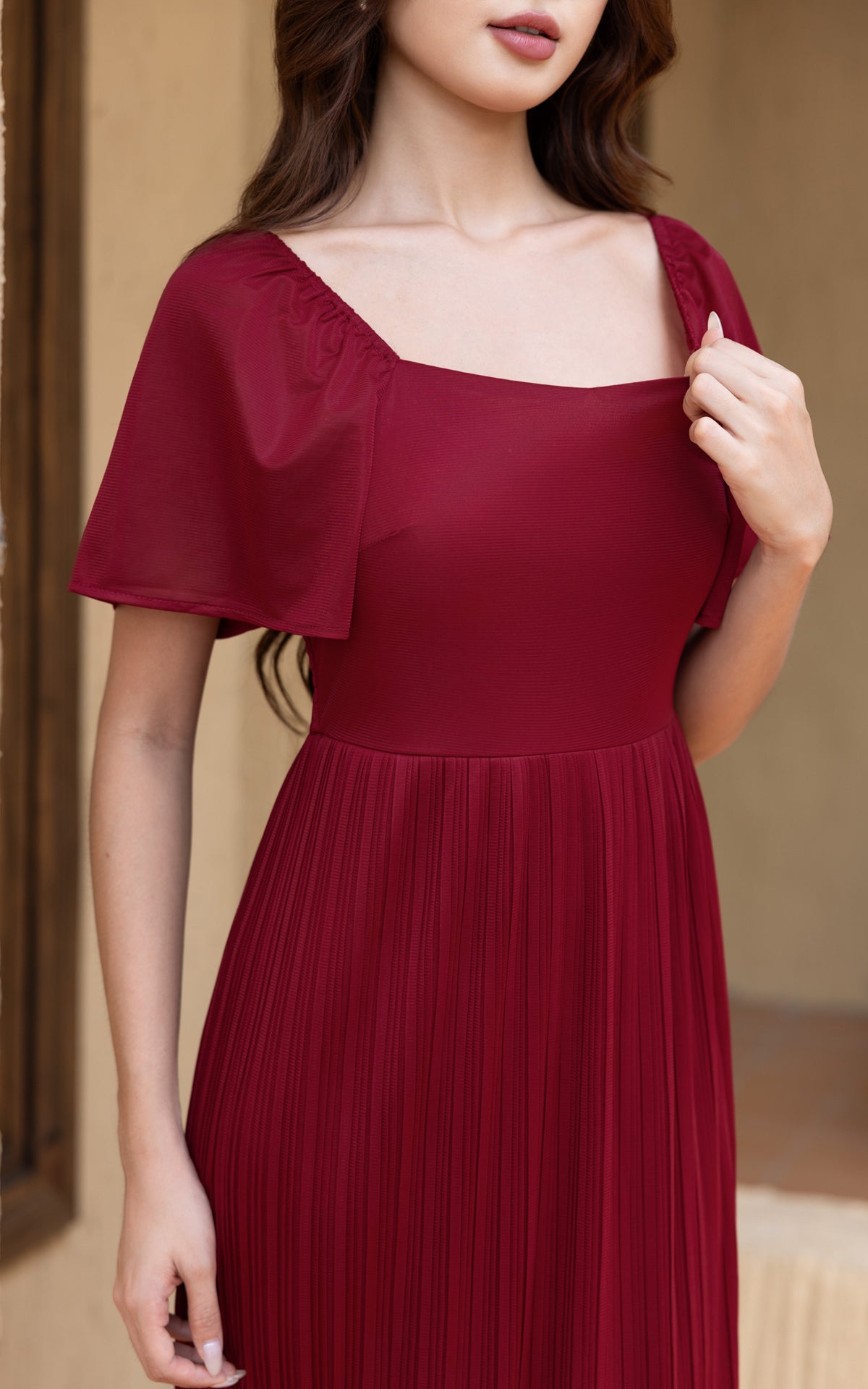 Celestial Pleated Dress