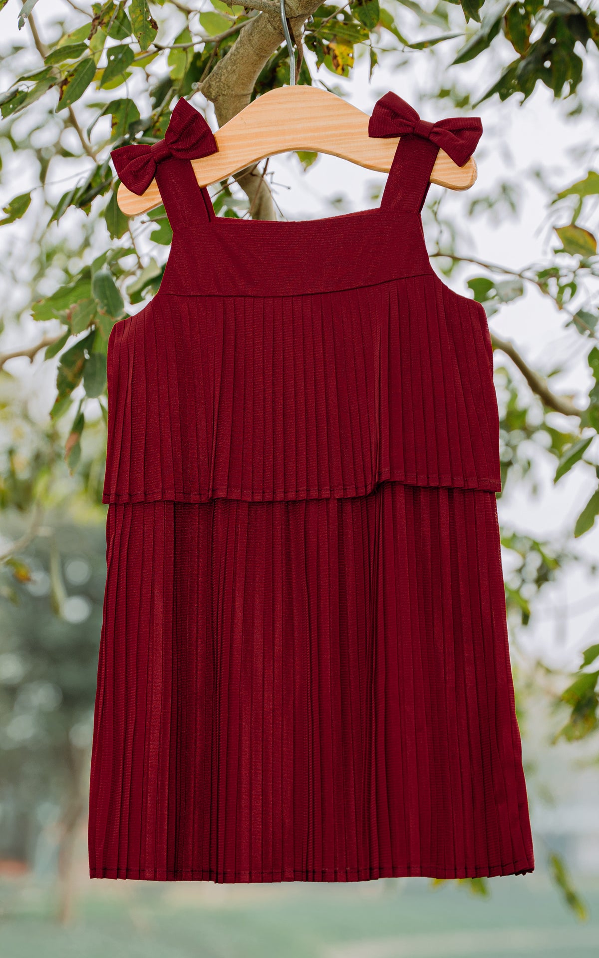Celestial Pleated Girl Dress