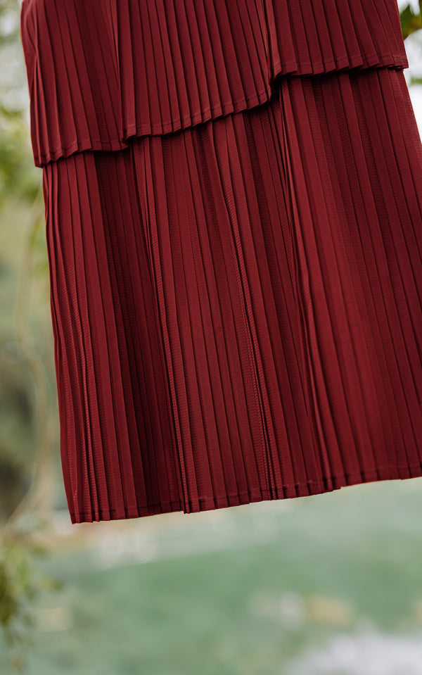 Celestial Pleated Girl Dress