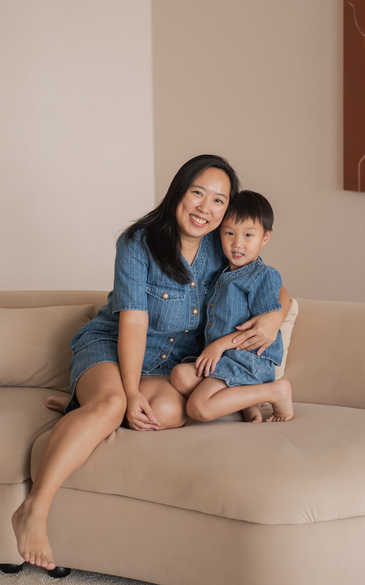 Jordyn Denim Kids Two Piece Set