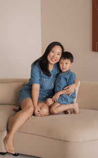 Jordyn Denim Kids Two Piece Set