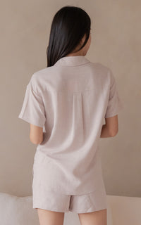 Dannah Nursing Lounge Top in Oat