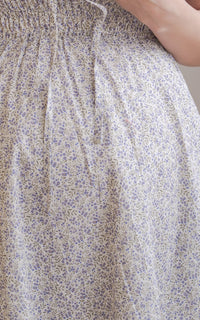 Dorothy Floral Nursing Dress in Purple