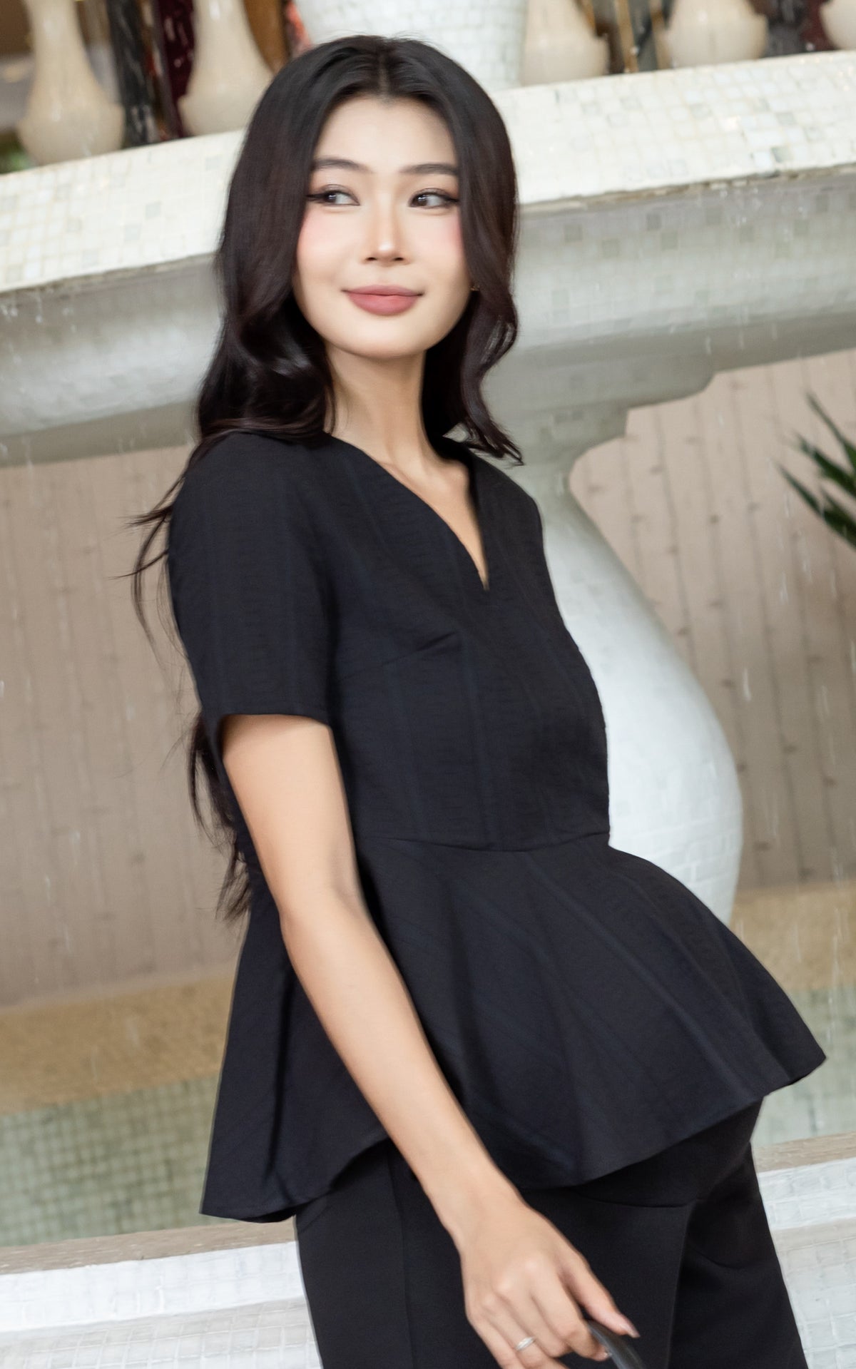 Nayeli Textured Nursing Top