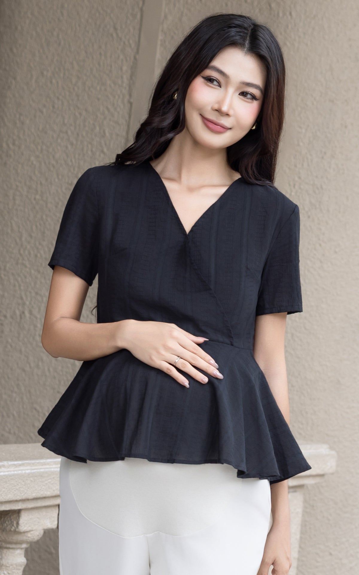 Nayeli Textured Nursing Top