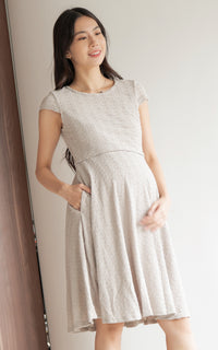 Elise Skater Textured Dress