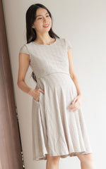 Elise Skater Textured Dress