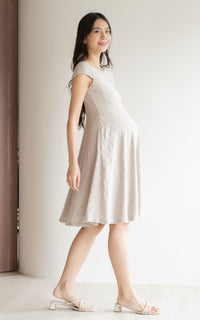 Elise Skater Textured Dress
