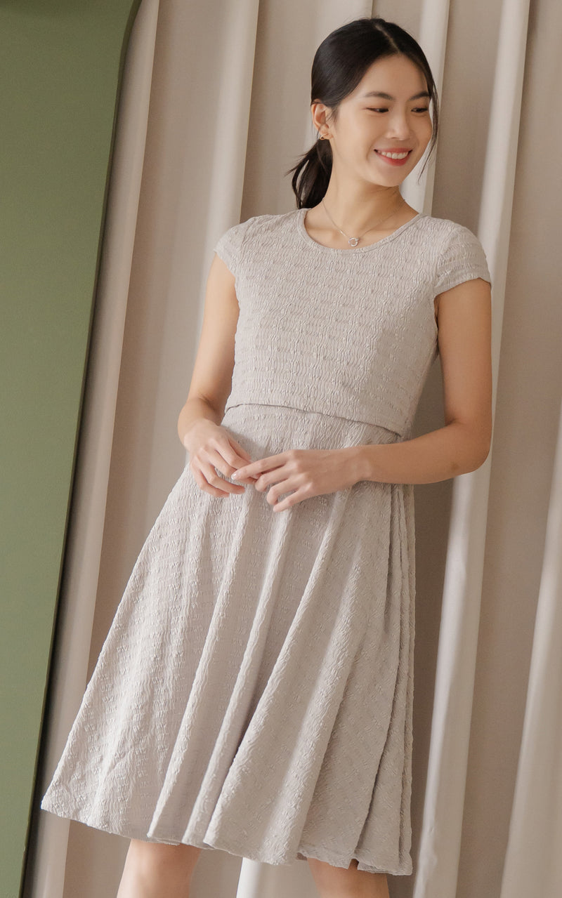 Elise Skater Textured Dress