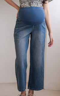 Emely Maternity Pant in Dark Blue