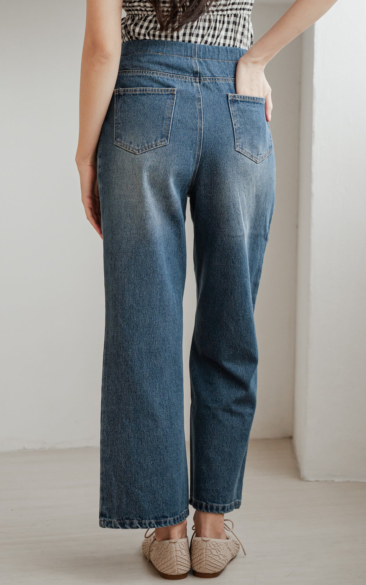 Emely Maternity Pant in Dark Blue