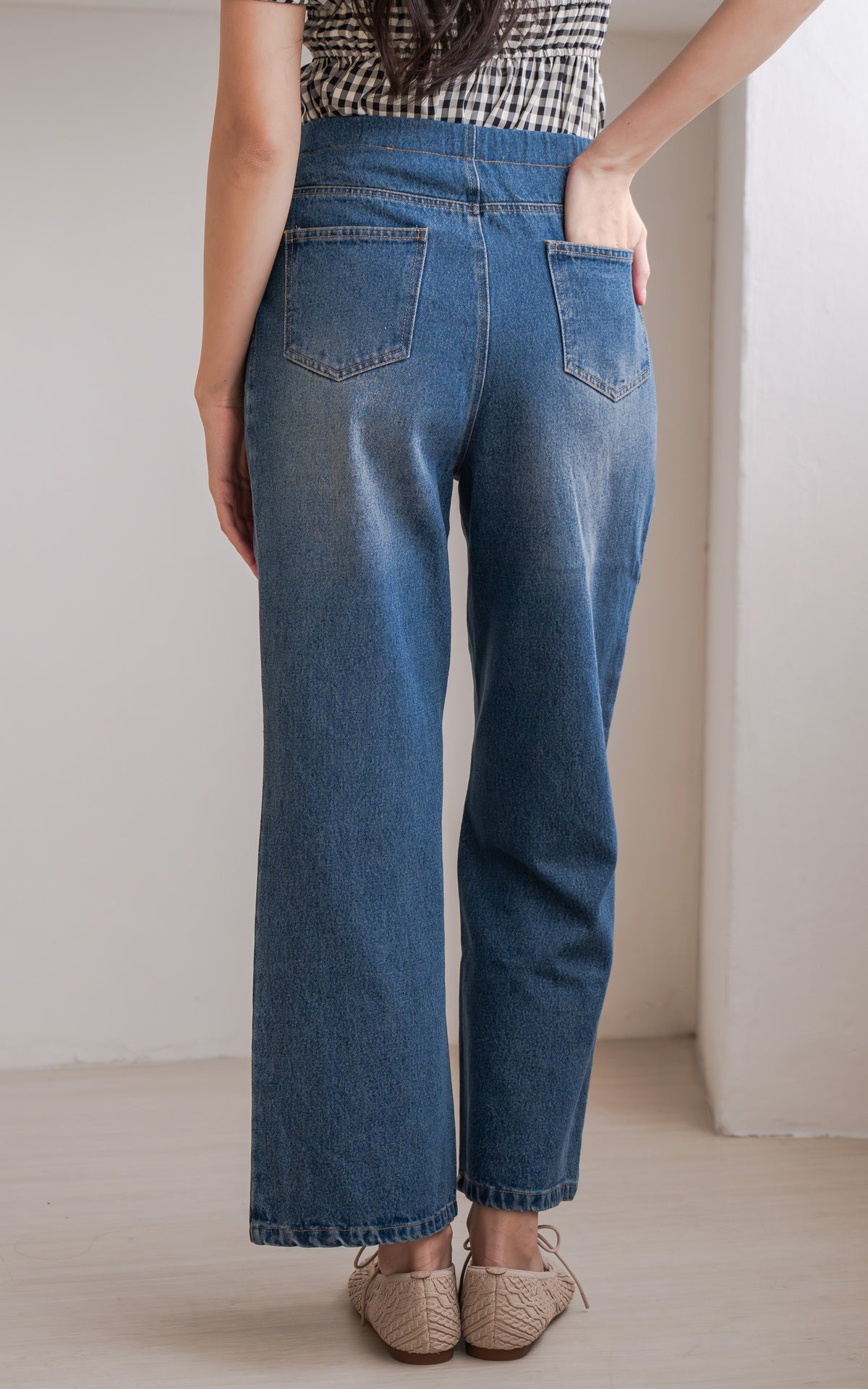 Emely Maternity Pant in Dark Blue