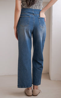 Emely Maternity Pant in Dark Blue