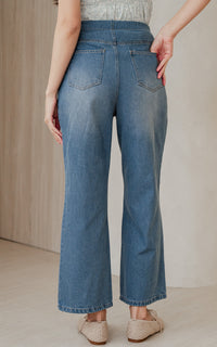 Emely Maternity Pant in Light Blue