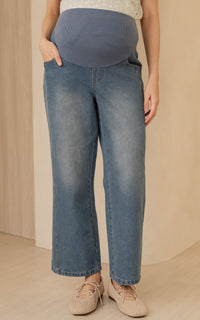 Emely Maternity Pant in Light Blue