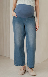 Emely Maternity Pant in Light Blue