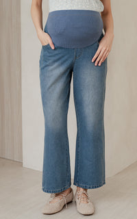 Emely Maternity Pant in Light Blue