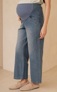 Emely Maternity Pant in Light Blue